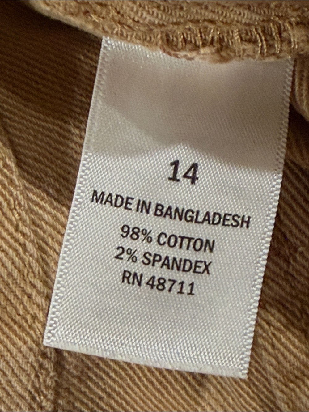 Ophelia Roe wide-Leg Utility Pants in Camel size 14 - Picture 4 of 8